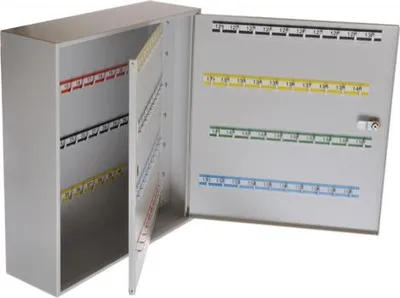 Produktbild von SK160 Schlüsselschrank mit Kassettenschloss, 160 Haken