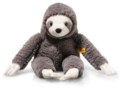 Produktbild von Steiff Kuscheltier Soft Cuddly Friends Faultier Sanny Dunkelgrau (35 cm)