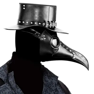 Pestdoktor Vogelmaske, Steampunk Leder, Cosplay, Halloween