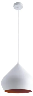 Produktbild von Pendelleuchte Küchenlampe Hängelampe Esszimmer Esstischlampe Industrial ø38cm Farbe Weiß Kupfer