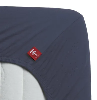 Produktbild von Beddinghouse Spannbettlaken BH Jersey Stretch HL_Indigo_UV_UV_160x200/220 160 x 200/220 cm, Pocket depth: 40 cm 1 Spannbettlaken