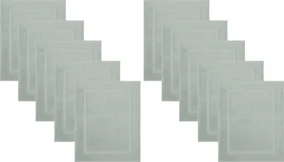 Produktbild von Betz 10 Stück Badvorleger 50x70 cm PREMIUM Badematte Badteppich Duschvorleger 100% Baumwolle 650g/m² Farbe: heugrün