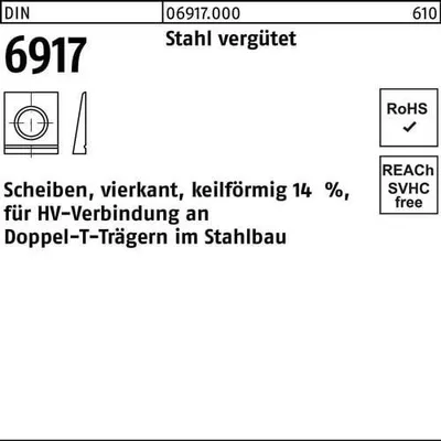 Produktbild von Reyher  Scheiben DIN 6917 C 45 / ÜH 25 (1 Stück)