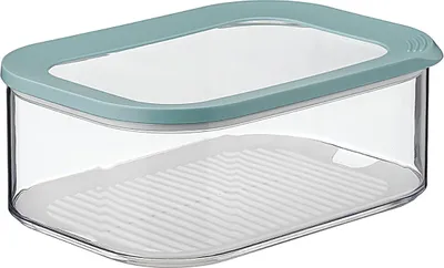 Produktbild von Mepal | Modula Käsedose | 2000 ml | Nordic Green | Kühlschrankdose für Käse | Antikondenseinsatz | spülmaschinenfest