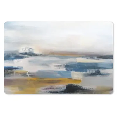 Produktbild von MuchoWow® Schreibtischunterlage Ölgemälde - Abstrakt 60x40 cm - XXL Mauspad - Großes Mauspad