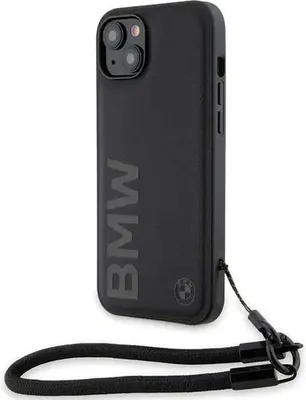 Obrázok produktu pre Etui Bmw Signature Leather Wordmark Cord Na Iphone 15 / 14 / 13 - Čierne