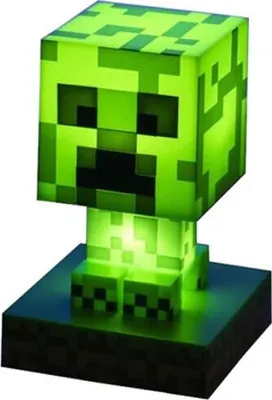 Productafbeelding van LAMPJE MET HET CREEPER-LOGO VAN MINECRAFT - Fanartikel