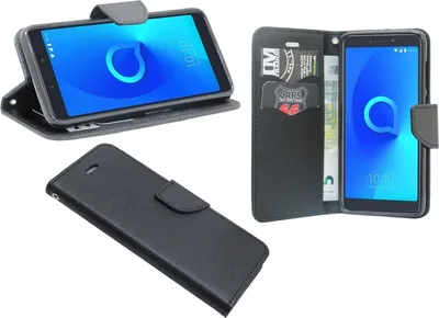 Produktbild von Alcatel 3V Handyhülle Tasche Flip Case Smartphone Schutzhülle Schwarz