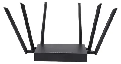 Obrázek produktu pro Odblokovaný 4G LTE modemový router s rychlostí 300 Mb/s, 2,4 GHz, 5 LAN porty a WiFi, 1 slotem pro SIM kartu a 8 anténami pro připojení až 32 zařízení