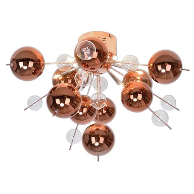 Zdjęcie produktu dla Nowoczesna lampa sufitowa explosion copper