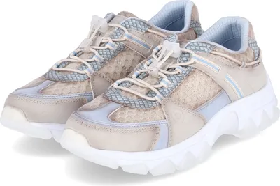Produktbild von Bugatti Damen Sneaker 432-95208-5559-5242 Beige/Hellblau Gr.36