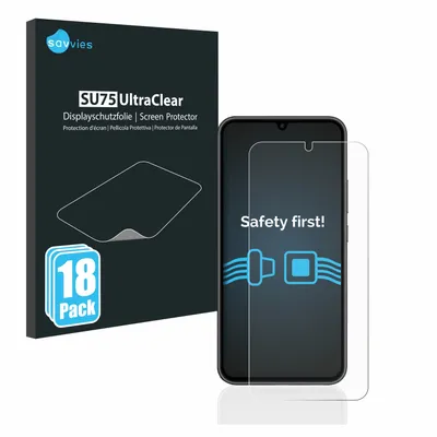 Produktbild von 18x Für Samsung Galaxy A34 5G Schutzfolie Savvies Displayschutz Display Schutz Folie Klar Transparent