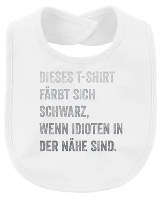 Image de Bavoir noir, idéal pour un cadeau humoristique et sarcastique, pour bébé, couleur blanche, taille unique