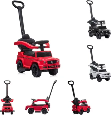 Obrázek produktu pro Lorelli dětské auto Mercedes Benz G350 push bar hudební funkce úložný prostor červený
