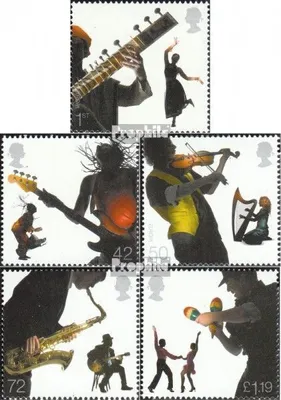Produktbild von Briefmarken Großbritannien 2006 Mi 2446-2450 (kompl.Ausg.) postfrisch Musik