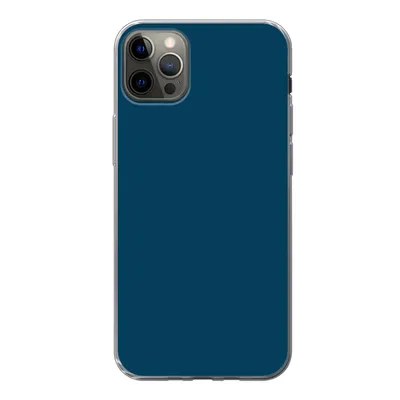 Produktbild von MuchoWow® Handyhülle Schutzhülle Hülle für iPhone 12 Pro Max Indigo - Palette - Farben Silikon Softcase Handy Hülle - Hartschale