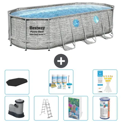 Immagine prodotto di Bestway Power Steel Oval - 549x274x122 cm - 8 pezzi  S556