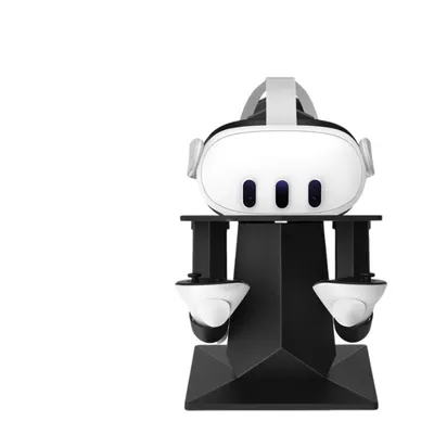Produktbild von Ständer geeignet für Meta Quest 3 VR, Desktop-Display-Ständer VR-Monitorständer, All-in-One-Speicher-Display-Ständer VR-Zubehör（Schwarz）
