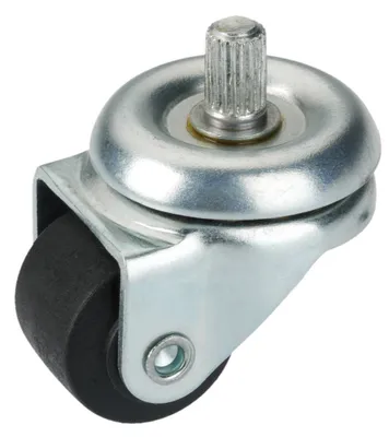 Produktbild von Lenkrolle mit Riffelstift 20 x 15 mm, Tragkr. 45 kg