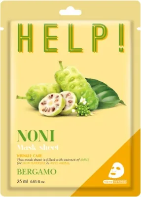 Produktbild von Bergamo Help Sheet Mask Face Mask with Black Snail 25ml