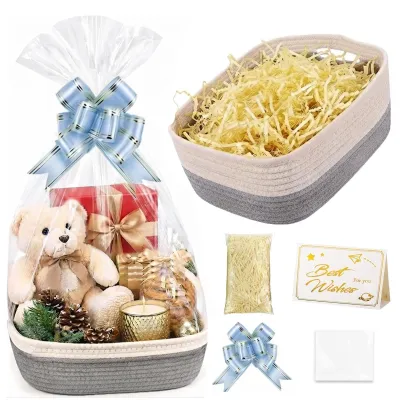 Immagine prodotto di Sacchetti regalo con nastri e bigliettini di auguri