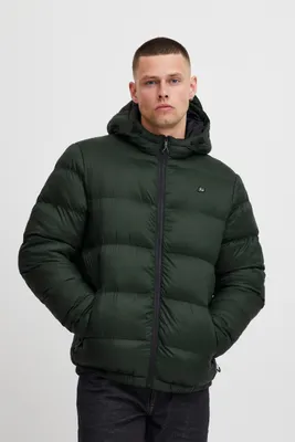 Produktbild von BLEND BHJacket Herren Steppjacke Winterjacke Herrenjacke Jacke mit Kapuze Reißverschlusstaschen Label-Details Regular fit