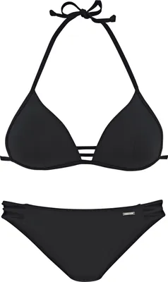 Produktbild von Bruno Banani Triangel-Bikini schwarz Größe 34 Cup B