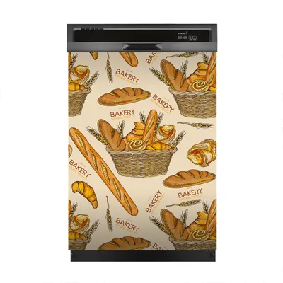 Produktbild von Magnete Dekorative 60x80 cm Küche Magnetmatte Spülmaschine - Bäckerei frisches Brot