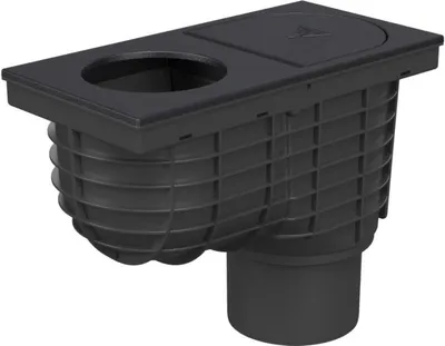Obrázok produktu pre Lapač strešných splavenín D110 spodný, pre zvod d100mm - liatinový
