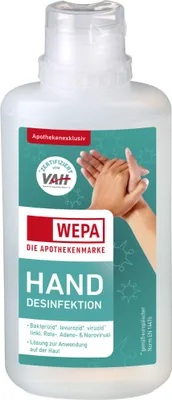 Produktbild von WEPA Handdesinfektion 1000 ml, 125 ml LOE