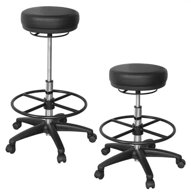 Produktbild von Stehhilfe >SPM1.278< Arbeitshocker in Schwarz - 88x60cm (HxD)