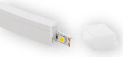 Produktbild von Profil Neon SFLEX 12x20 Aufbau/Einbau seitliche Kurve für LED Streifen IP20 bis 11 mm 10 m