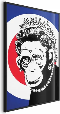 Produktbild von Posterpapier Poster - Monkey Queen 21x30 cm Streetart g-C-0150-ao-a