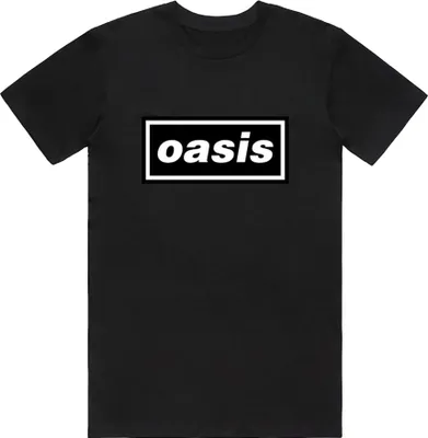 Produktbild von Oasis - "Decca" T-Shirt für Herren/Damen Uni RO508 (XL) (Schwarz)