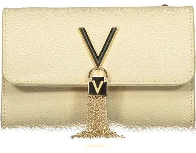 Produktbild von Elegante Damenhandtasche Beige mit Kettenriemen und Logo-Details
