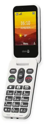 Produktbild von Doro Leva L30, Klappgehäuse, Single SIM, 7,11 cm (2.8"), 2 MP, 1150 mAh, Schwarz, Weiß