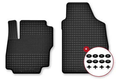Immagine prodotto di Tappetini anteriori gomma vasca per Citroen e-C4 2021- hatchback con clip