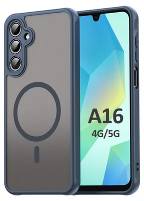 Produktbild von Handyhülle für Samsung Galaxy A16 Matt Case Schutzhülle Kratzfest Passgenau Blau
