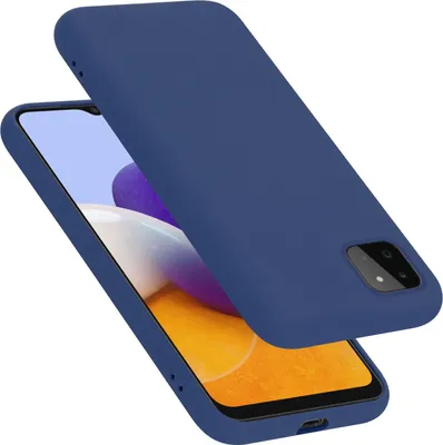 Obrázok produktu pre Ochranné puzdro Cadorabo pre Samsung Galaxy A22 5G v modrej farbe puzdro na mobilný telefón obal TPU Etui