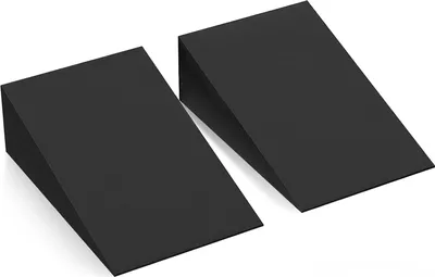 Produktbild von Yoga-Winkel für Stretch und Balance - Verbessern Sie tiefe Squats und Kraft - Set von 2 (28 x 25 x 9 cm)