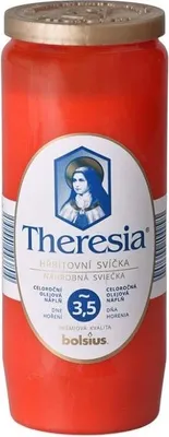 Immagine prodotto di Theresia 3,5 giorni candela a olio 230g ROSSO