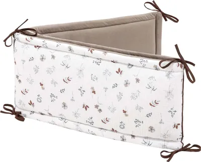 Produktbild von Simply Nature Musselin & Latte Velvet Bettumrandung XXL