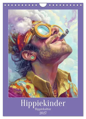 Produktbild von Hippiekinder - Hippiekultur (Wandkalender 2027 DIN A4 hoch), CALVENDO Monatskalender