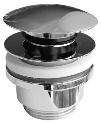 Produktbild von Ablaufventil mit Popup-Funktion für Waschbecken, 1 1/4 Zoll Gewinde, 6,4 cm Deckeldurchmesser