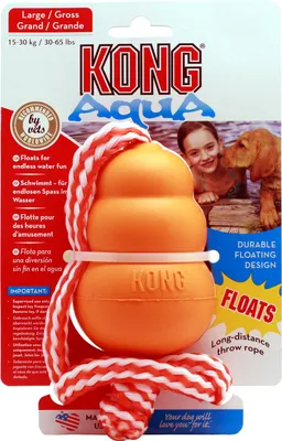 Produktbild von KONG Aqua, Hund, Zugspielzeug, Orange, 10,5 cm