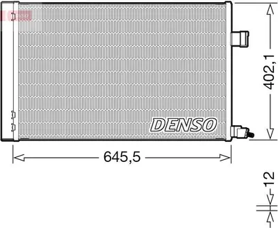 Obrázok produktu pre Kondenzátor, klimatizácia DENSO DCN11009