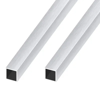 Obrázek produktu pro Hliníkový profil, čtvercový, rozměry 20 mm x 20 mm, 2 kusy