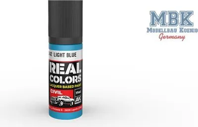 Zdjęcie produktu dla AK Interactive S.L. AK-RC842 REAL COLORS: Jasnoniebieski 17 ml