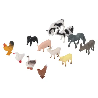 Produktbild von Mini-Tiermodell-Set,Mini-Bauernhof-Tierfiguren,Miniatur-Tiermodelle,Miniatur-Tiere Spielzeug,Kleine Tierfiguren,Tierfiguren