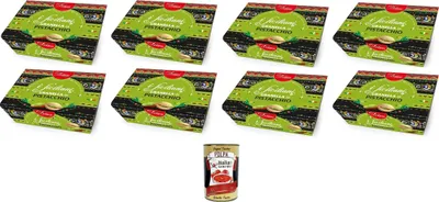 Produktbild von Dolgam- I Siciliani Granella di Pistacchio Das sizilianische Pistazien-Granella 8x100gr + Italian Gourmet polpa 400g